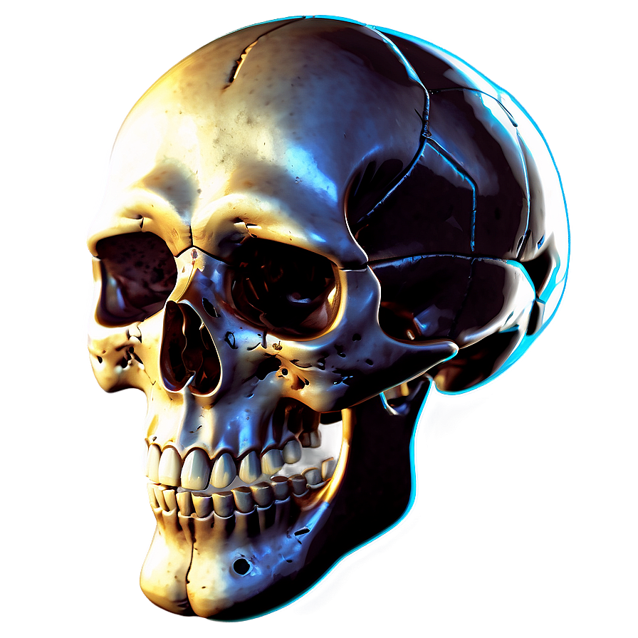 Rotating Skull Graphic Png Vta