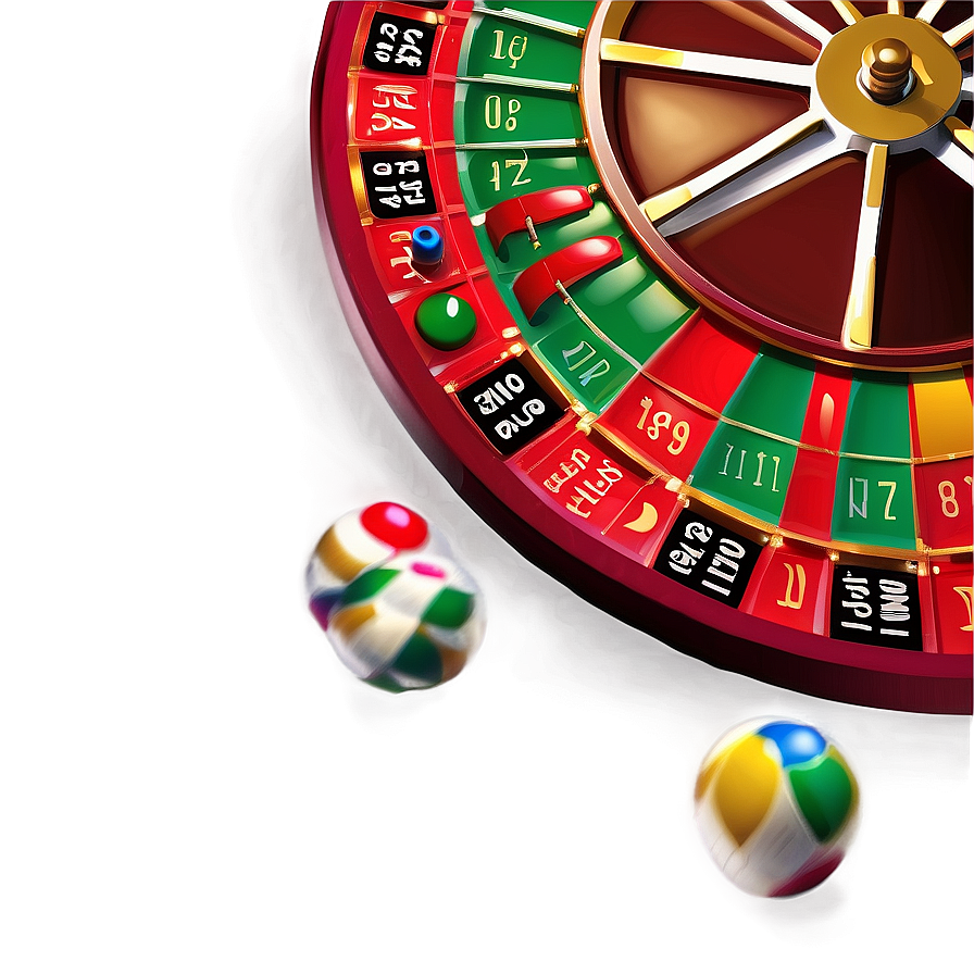 Roulette Wheel Festive Decor Png 85