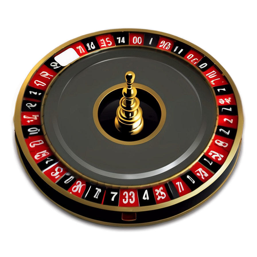 Roulette Wheel Gold Accents Png 06212024