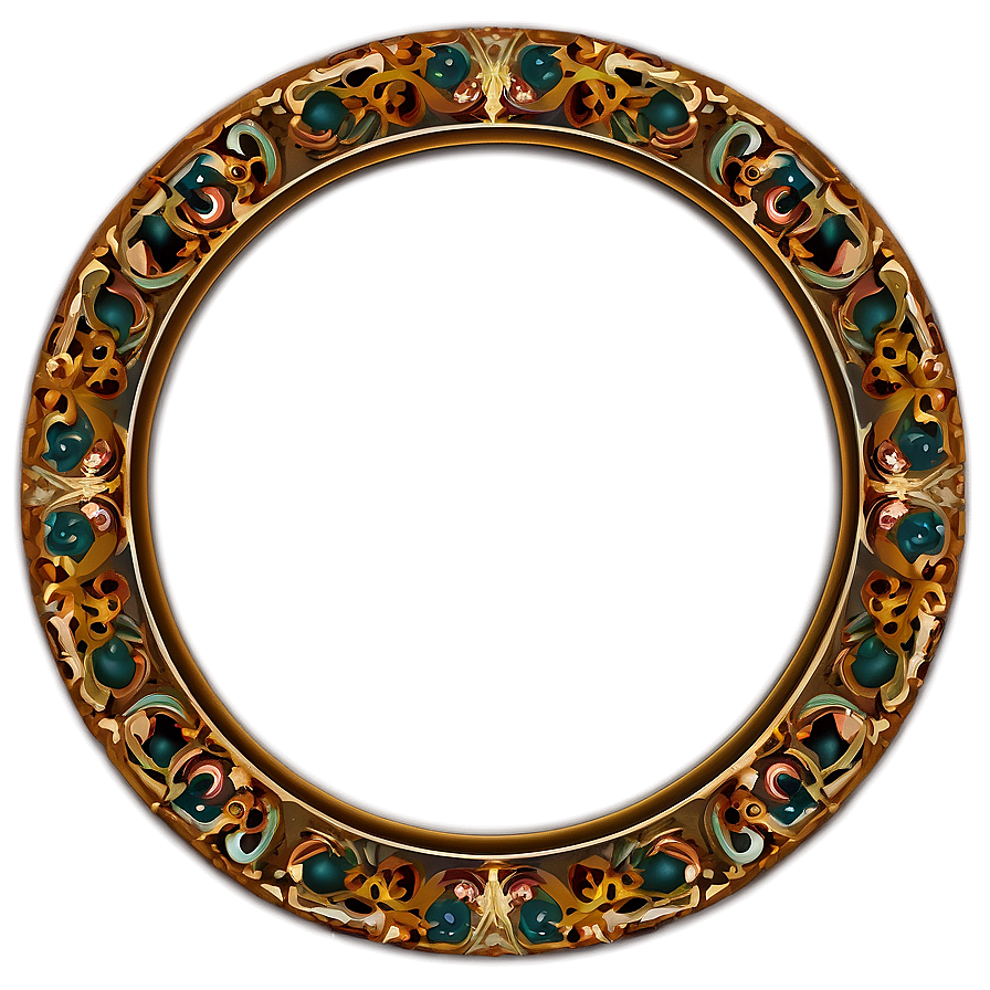 Round Decorative Frame Png Dda74