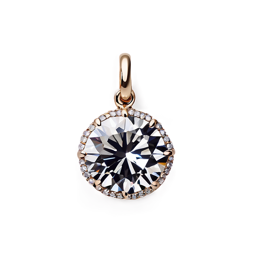 Round Diamond Charm Png 52