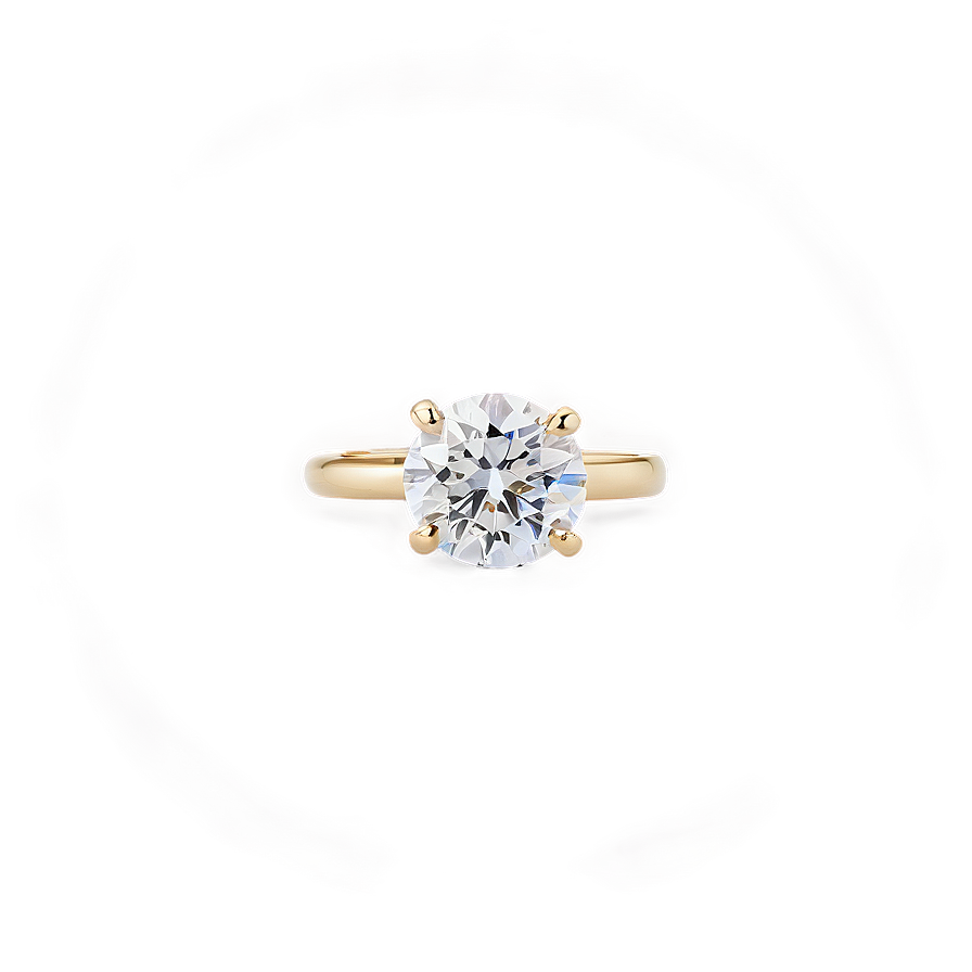 Round Diamond Solitaire Png 79