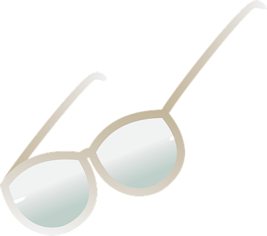 Round Frame Glasses Illustration