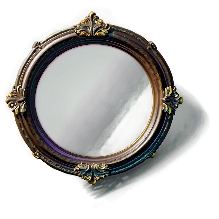 Round Mirror Frame Png 06212024