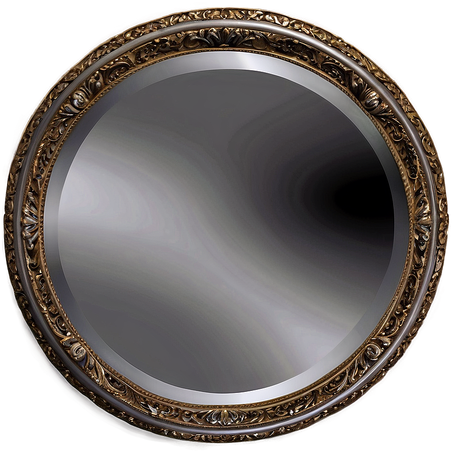 Round Mirror Frame Png Eru