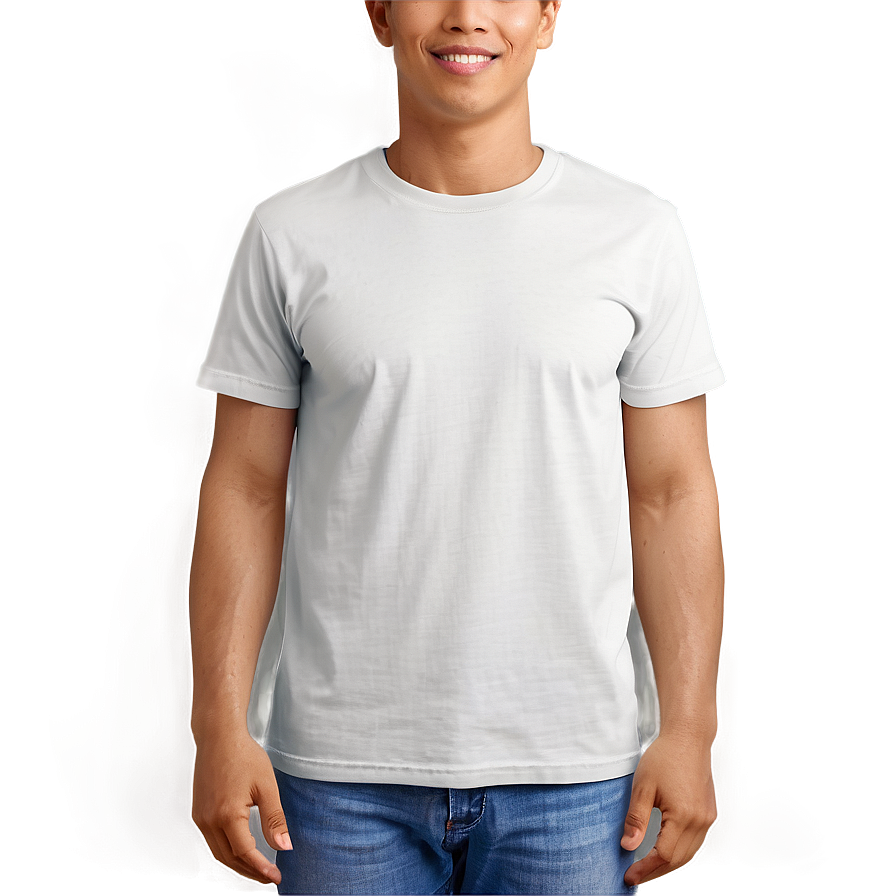 Round Neck T Shirt Mock Up Png Yxi56