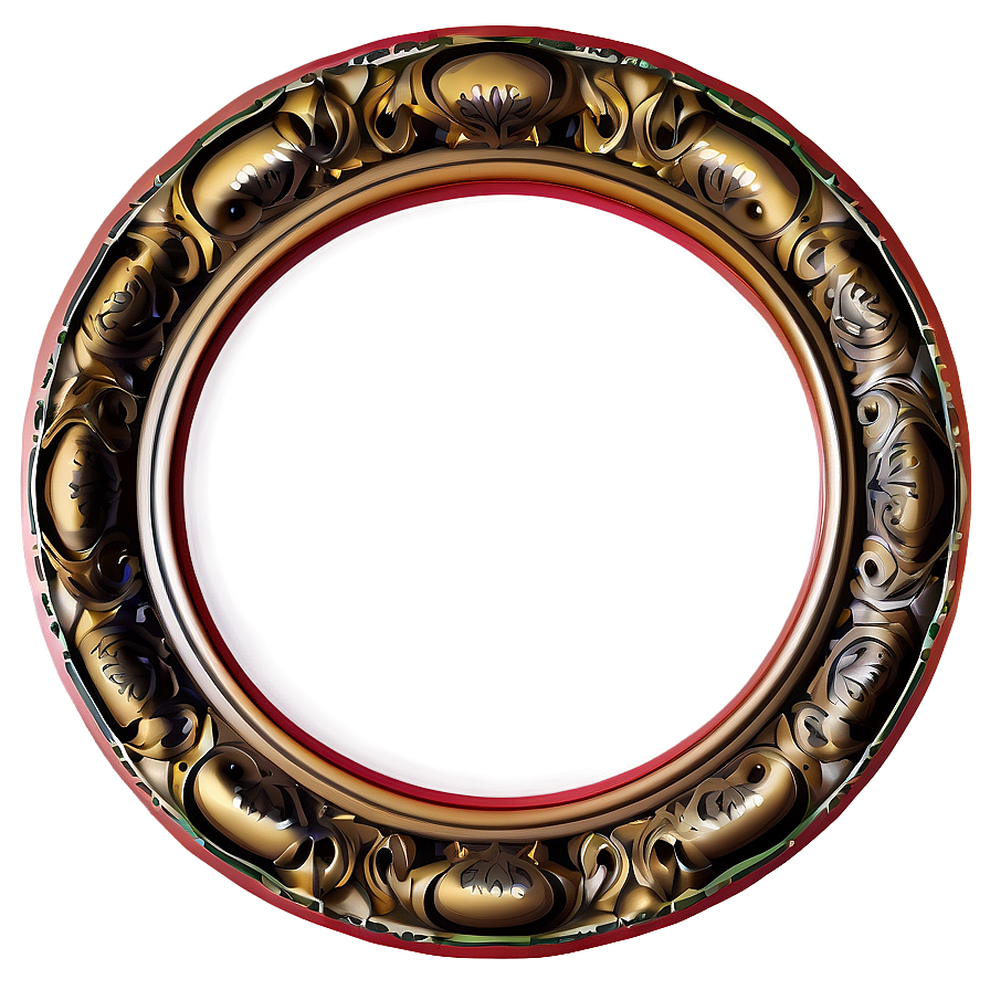 Round Ornate Frame Png Crr76