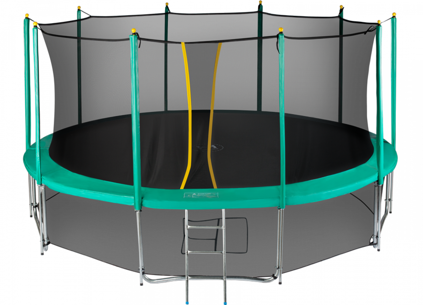 Round Outdoor Trampoline With Enclosure