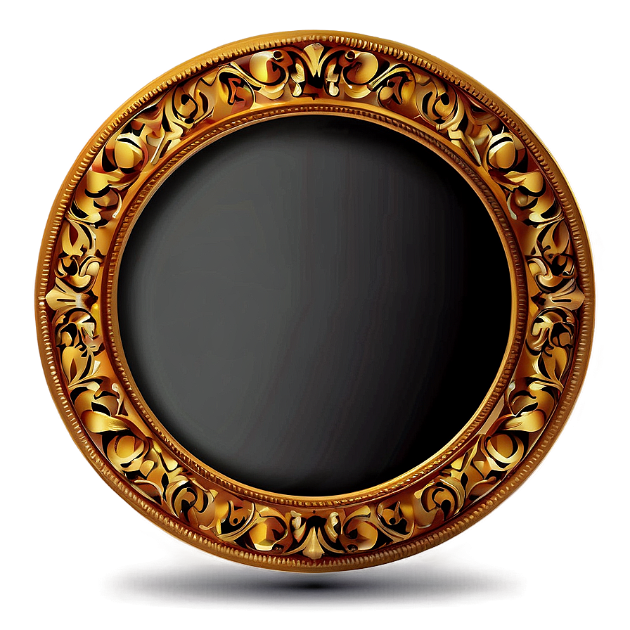 Round Picture Frame Png Rnn51