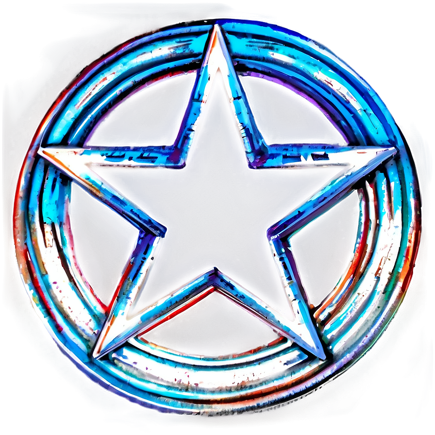 Round Star Artwork Png Qsy71