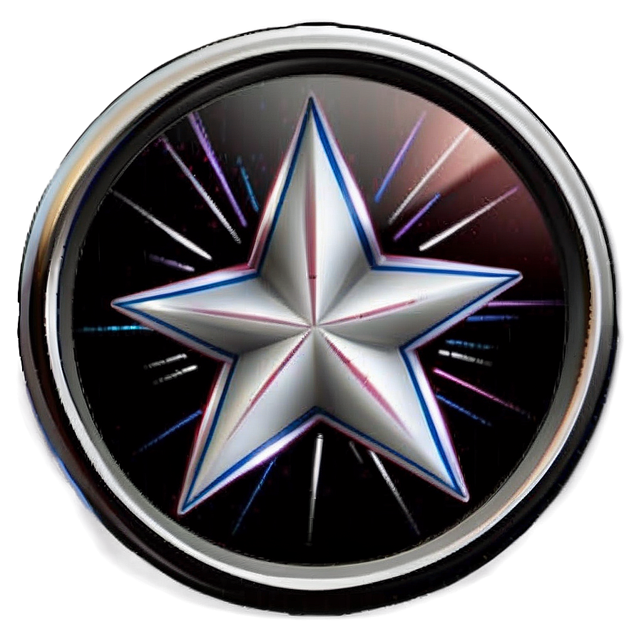 Round Star Iconography Png 14