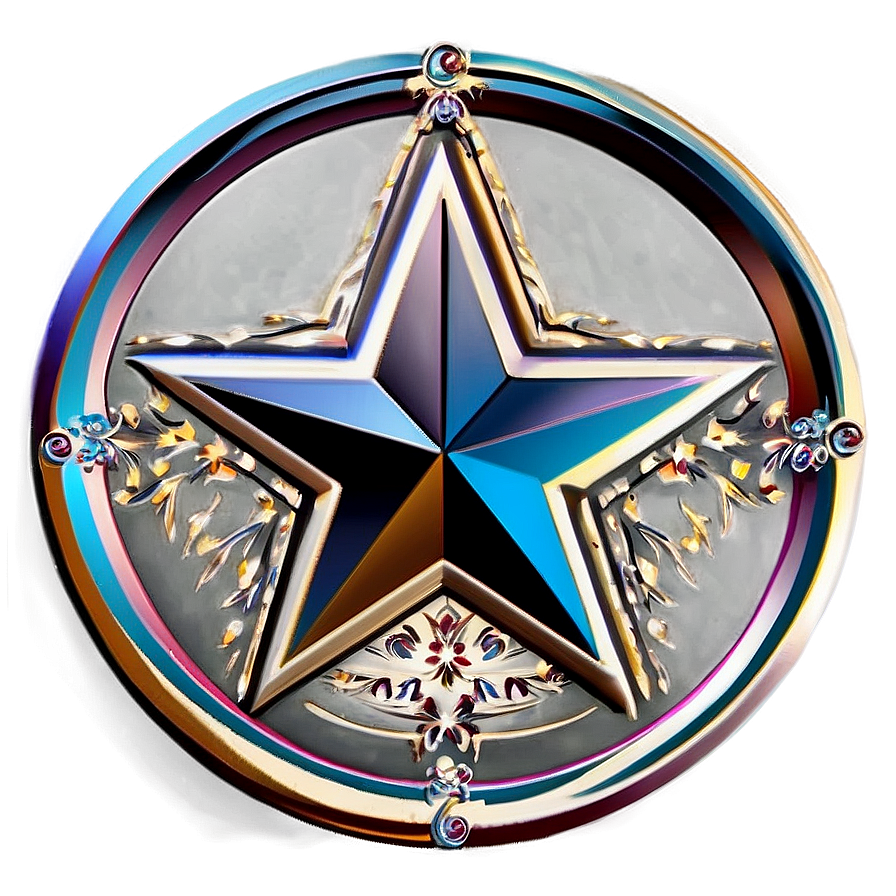 Round Star Logo Png 4