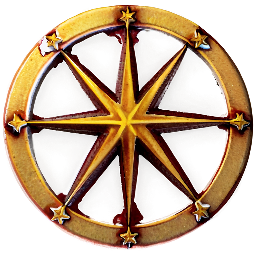 Round Star Sign Png 3