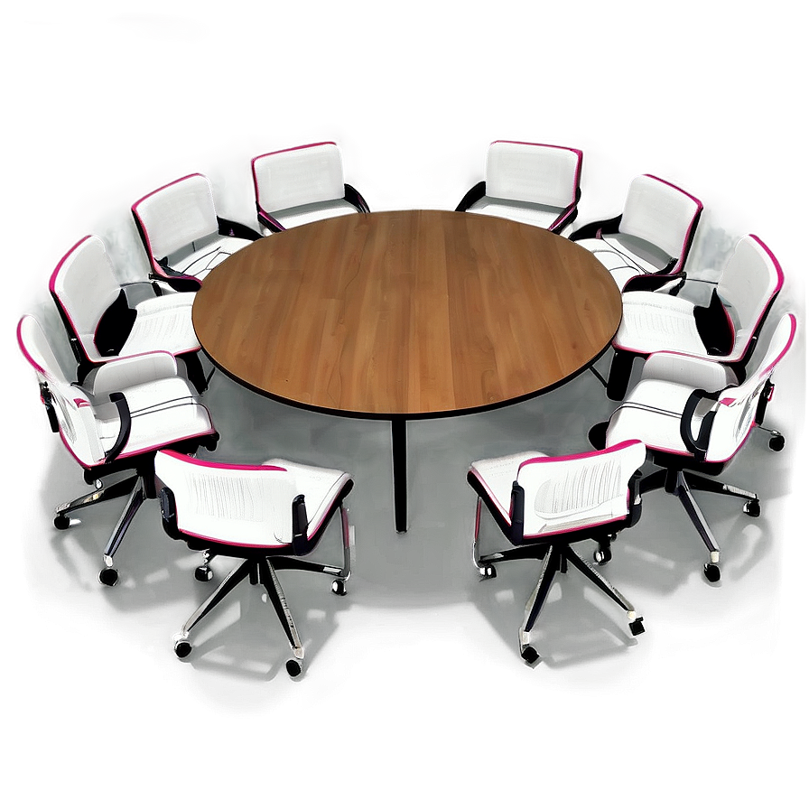 Round Table Conference Setting Png Jxn