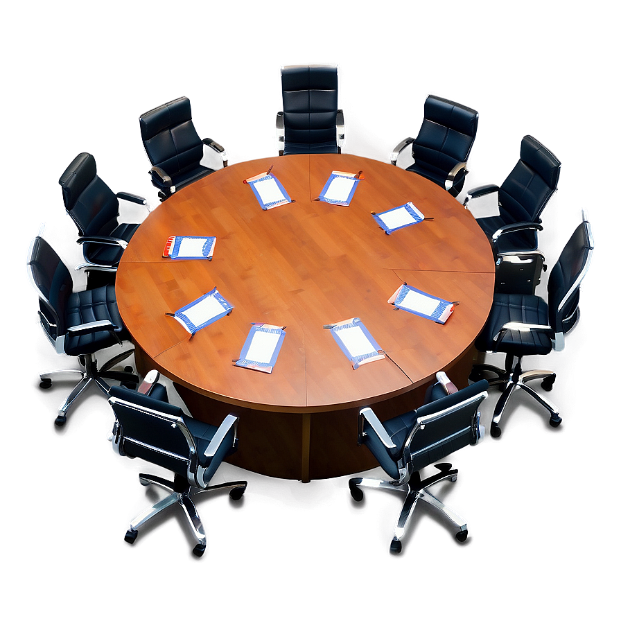 Round Table Meeting Layout Png 45