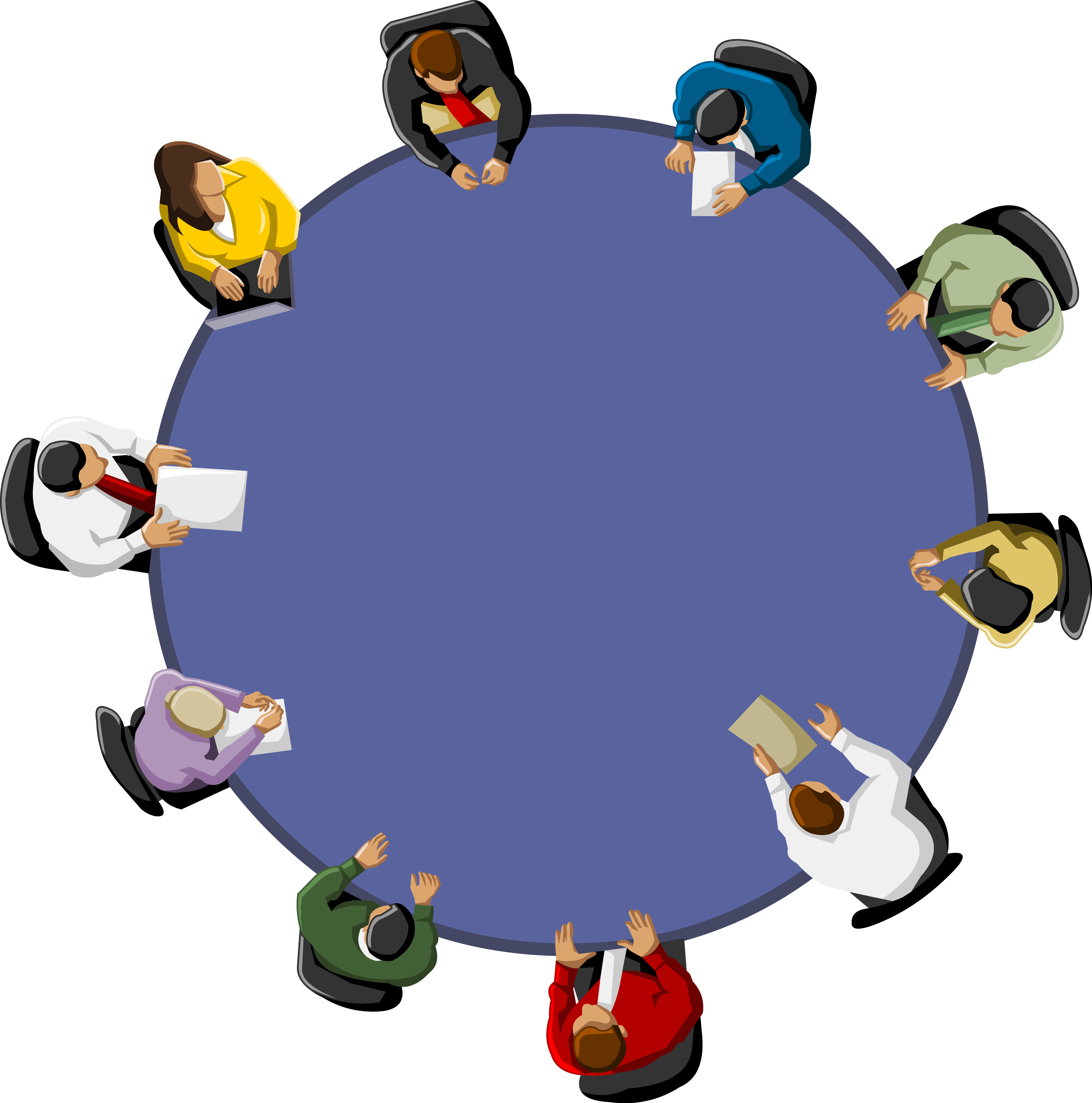 Round Table Team Meeting Top View.png