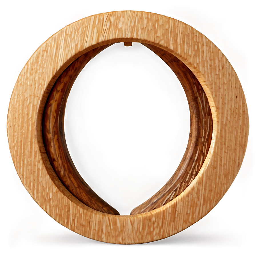 Round Wood Circle Element Png 34