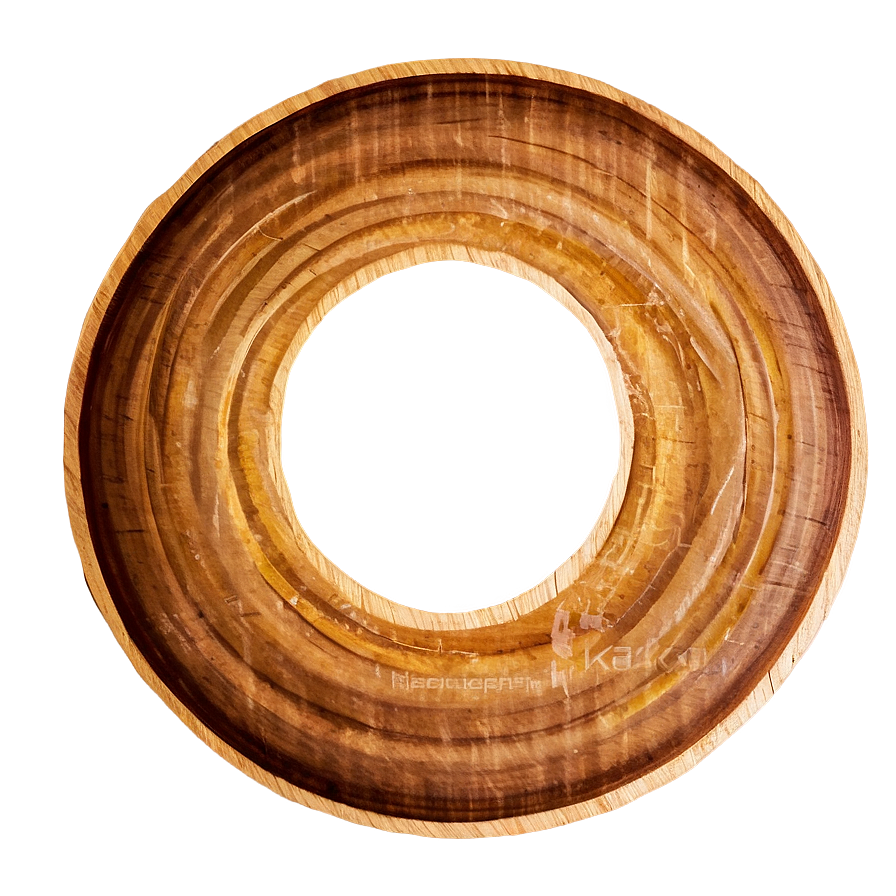 Round Wood Circle Element Png 82