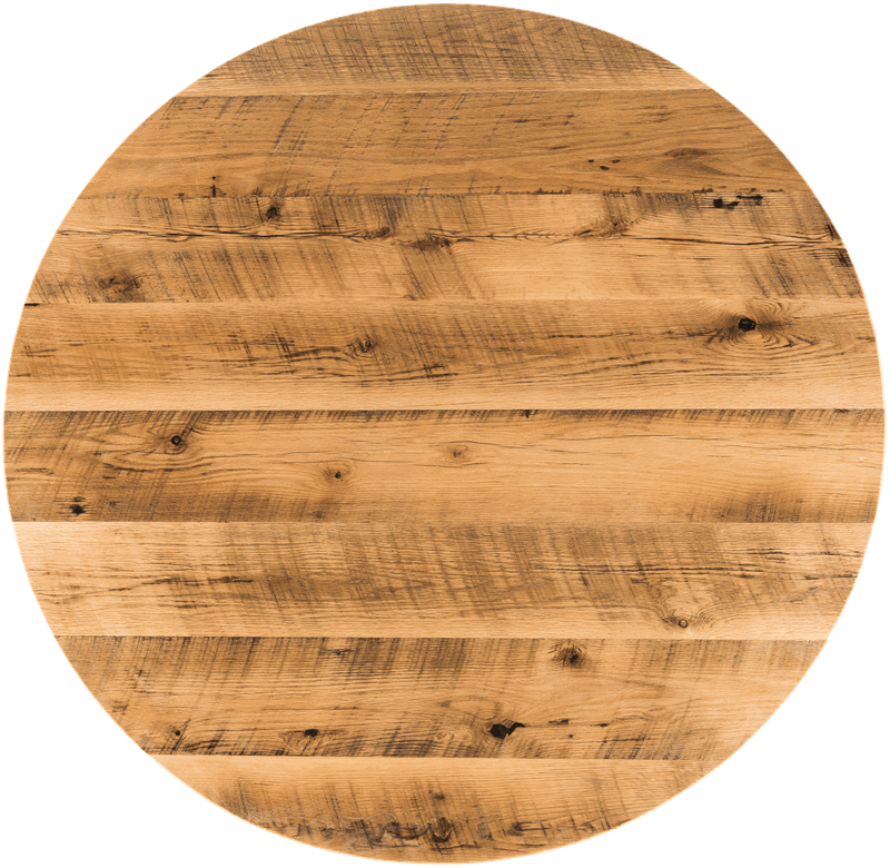 Round Wooden Table Top Texture