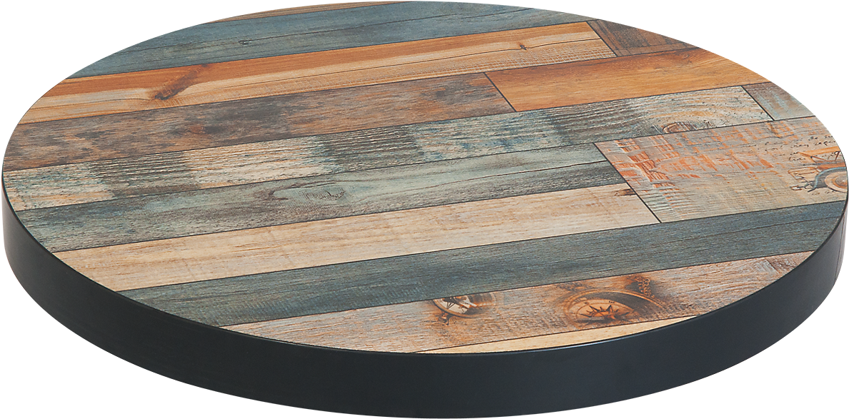 Round Wooden Table Top Texture