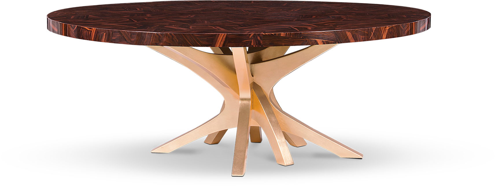 Round Wooden Tablewith Unique Leg Design