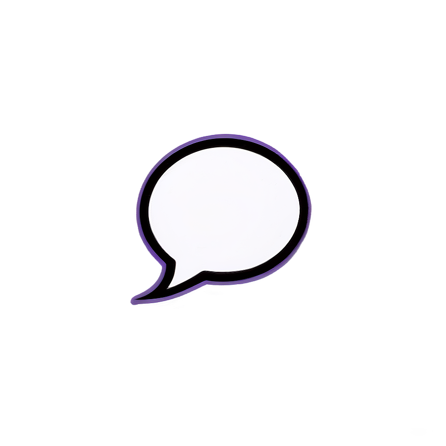 Rounded Chat Bubble Png 9