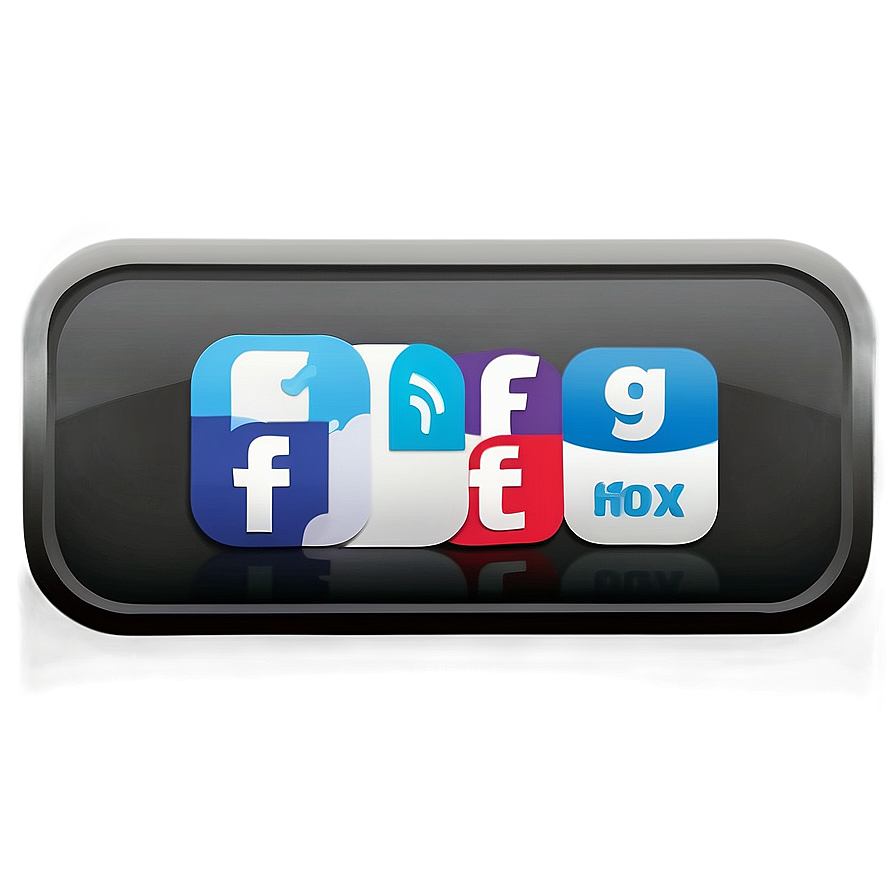 Rounded Rectangle Social Media Icon Png 12