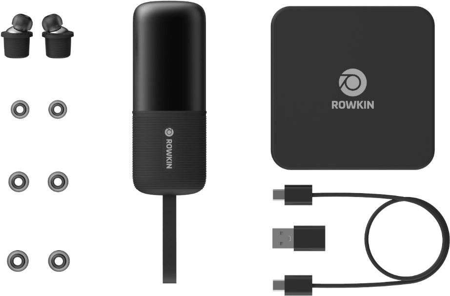 Rowkin Wireless Earbudsand Charging Accessories