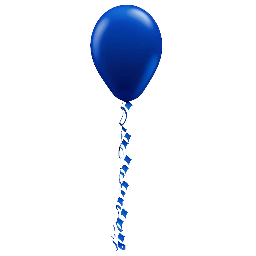 Royal Blue Balloons Png 06122024