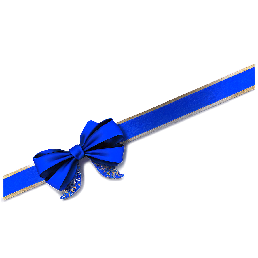 Royal Blue Gift Bow Png Fnv