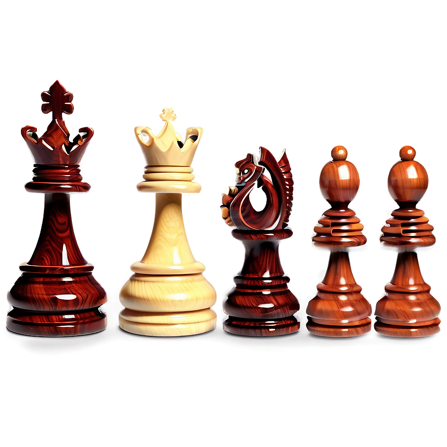 Royal Chess Pieces Elegance Png Rvj21