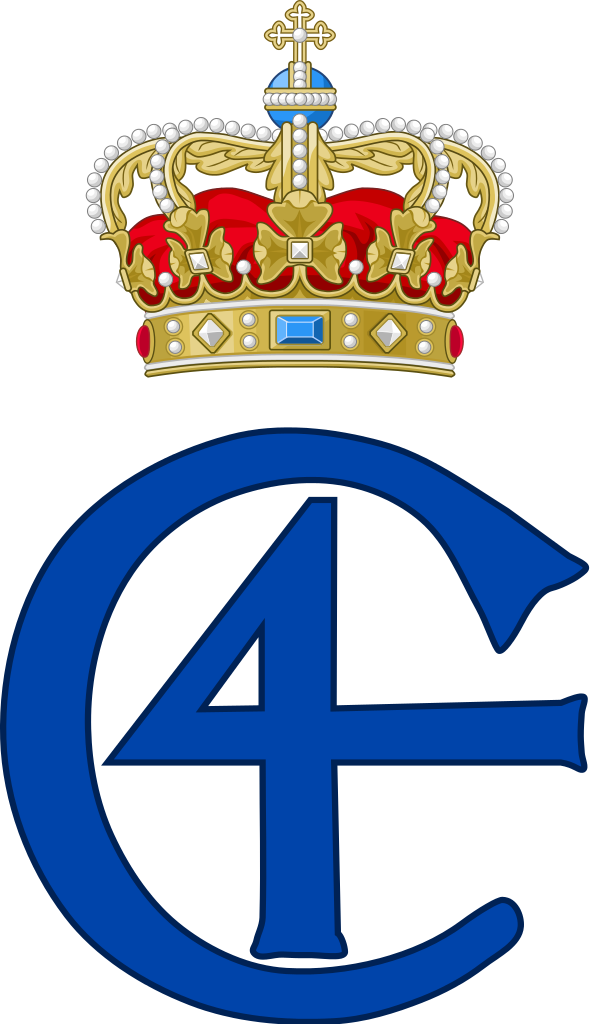 Royal Crownand Number4 Logo