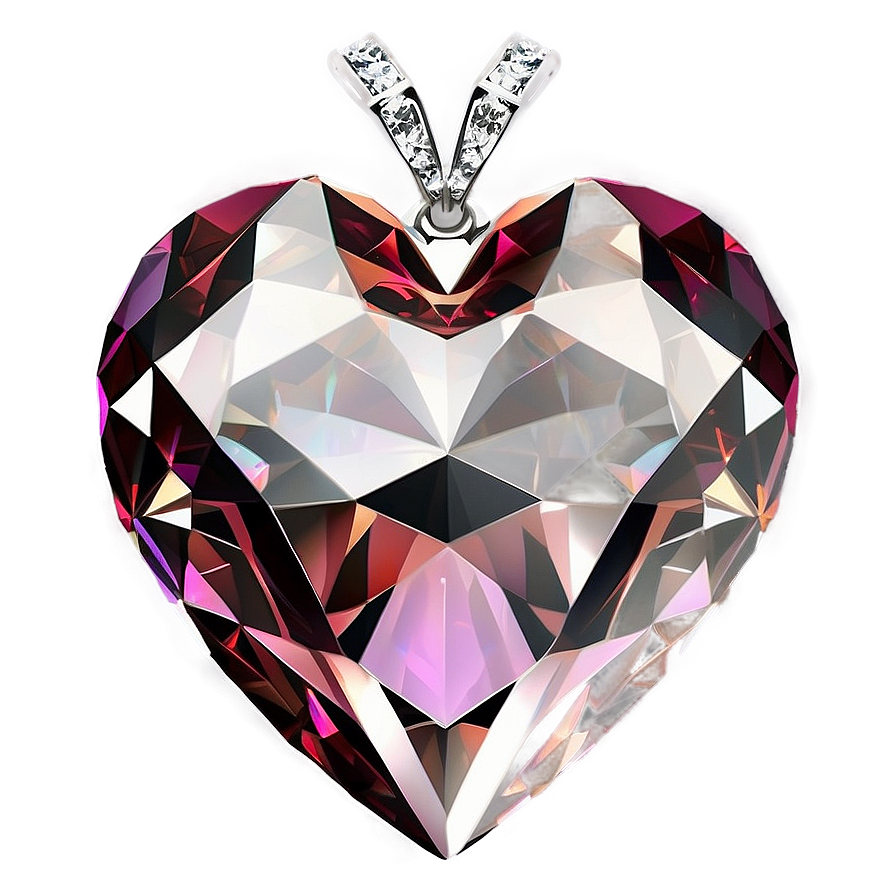 Royal Diamond Heart Splendor Png Glj17