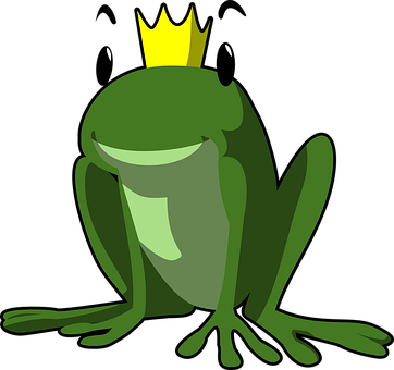 Royal Frog Cartoon