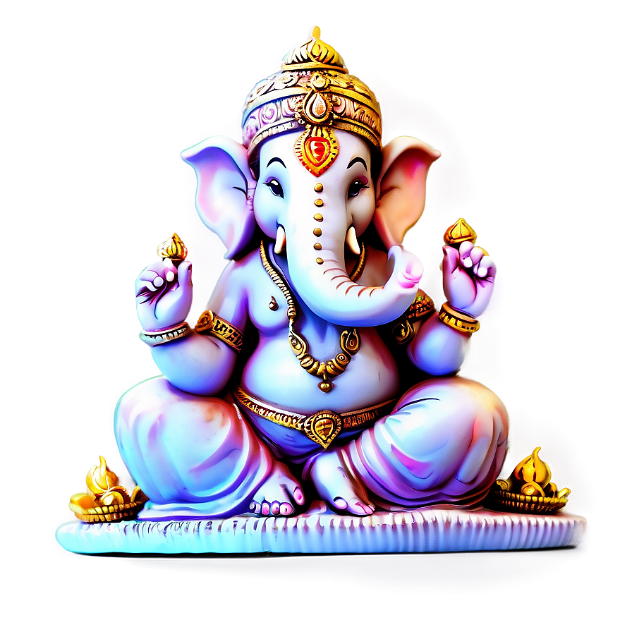 Royal Ganesh Idol Png 36