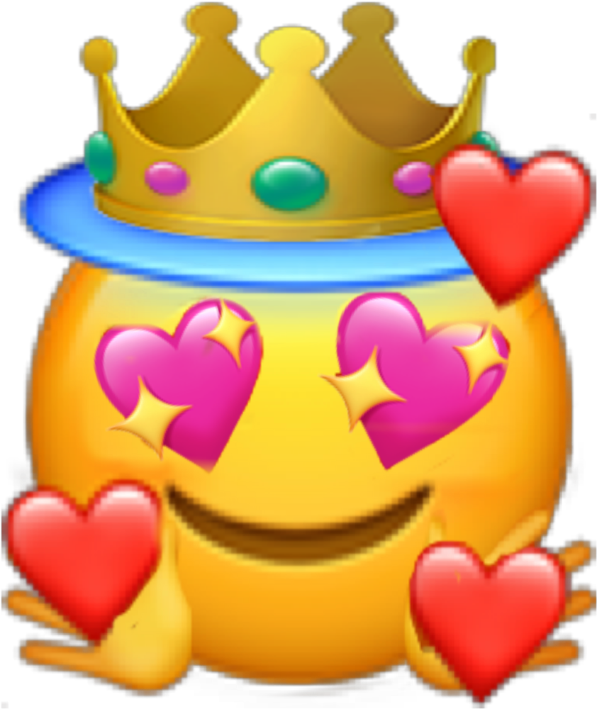 Royal Love Emojiwith Heartsand Crown.png