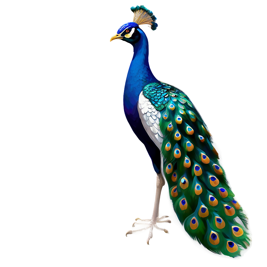 Royal Peacock Stance Png 66