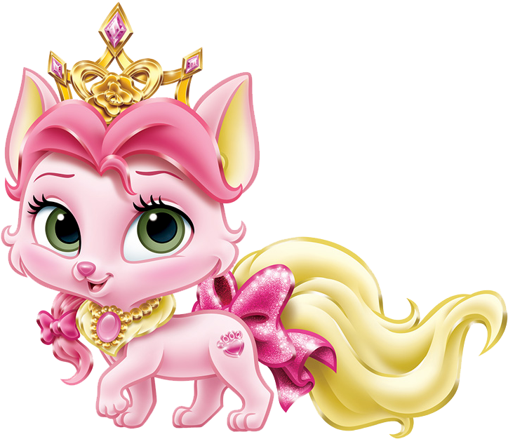 Royal Pink Kitty Cartoon