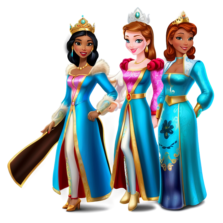 Royal Princesses Ensemble Png 06242024