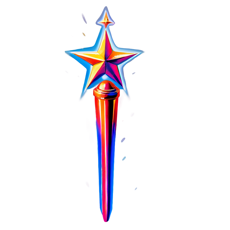 Royal Star Wand Png 06132024