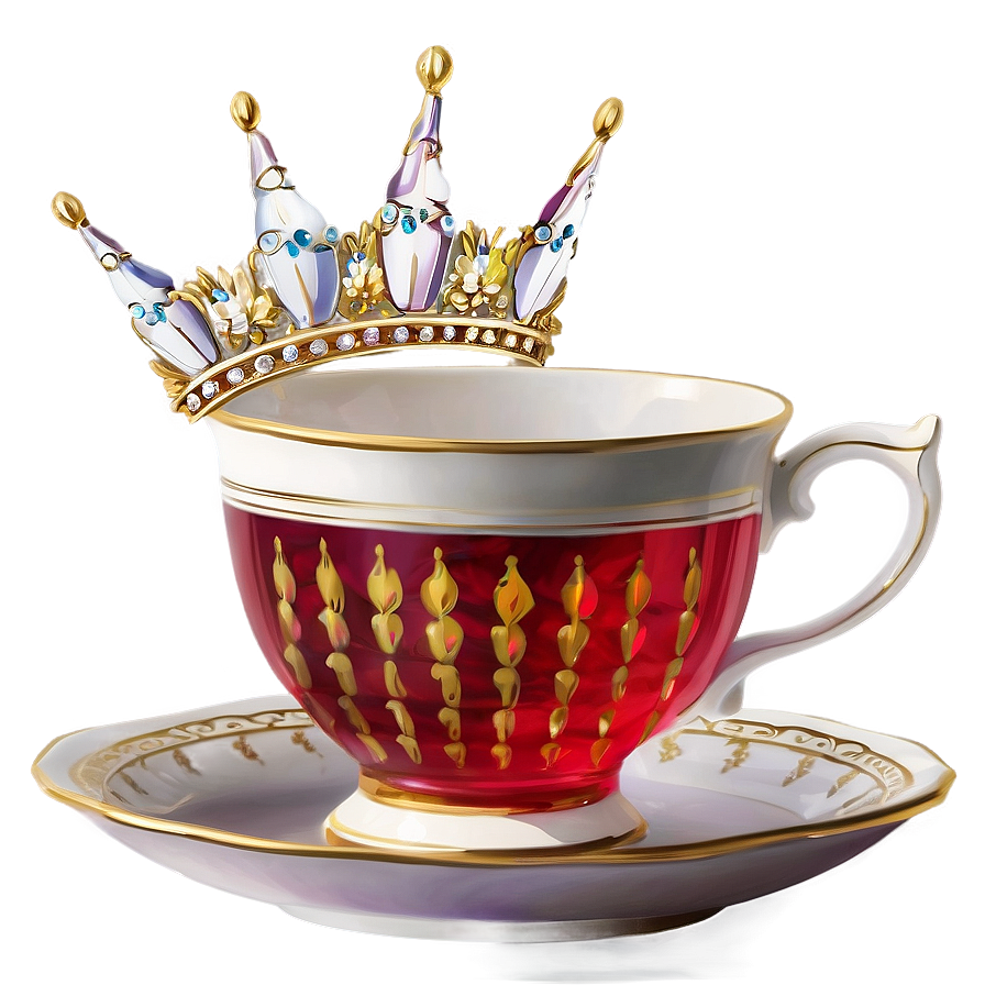 Royal Tea Cup Majesty Png 05252024