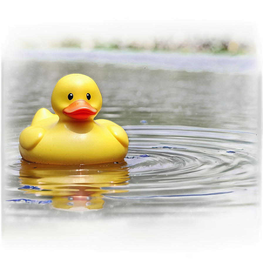 Rubber Duck In A Pond Png 06132024