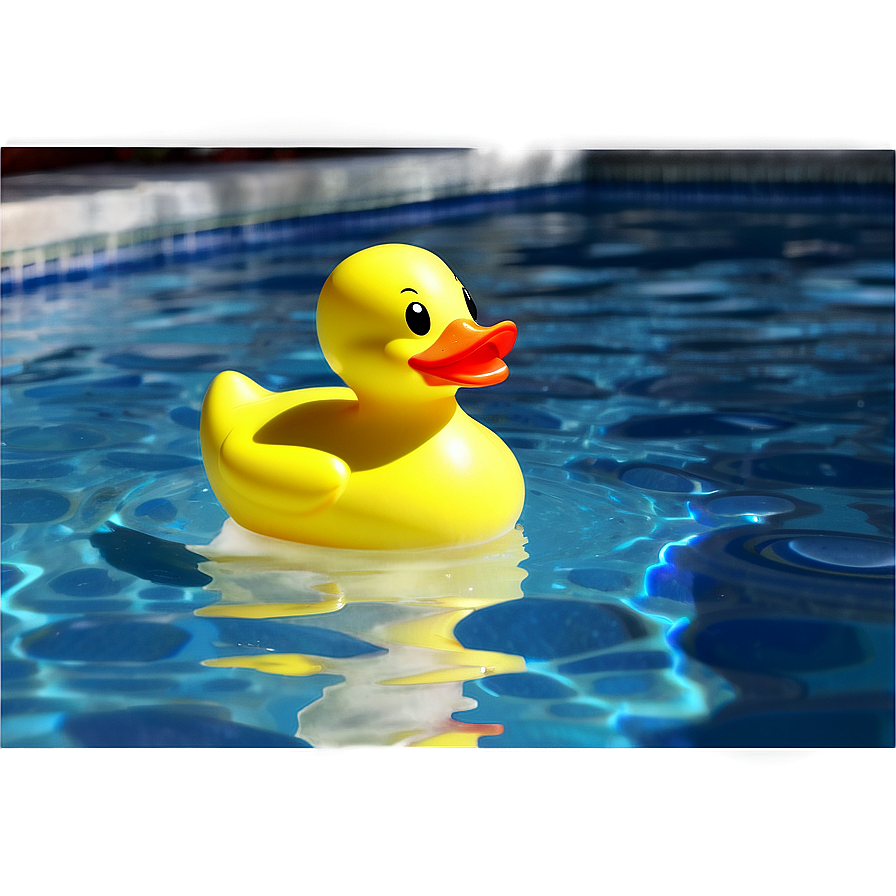 Rubber Duck In Pool Png Qlk