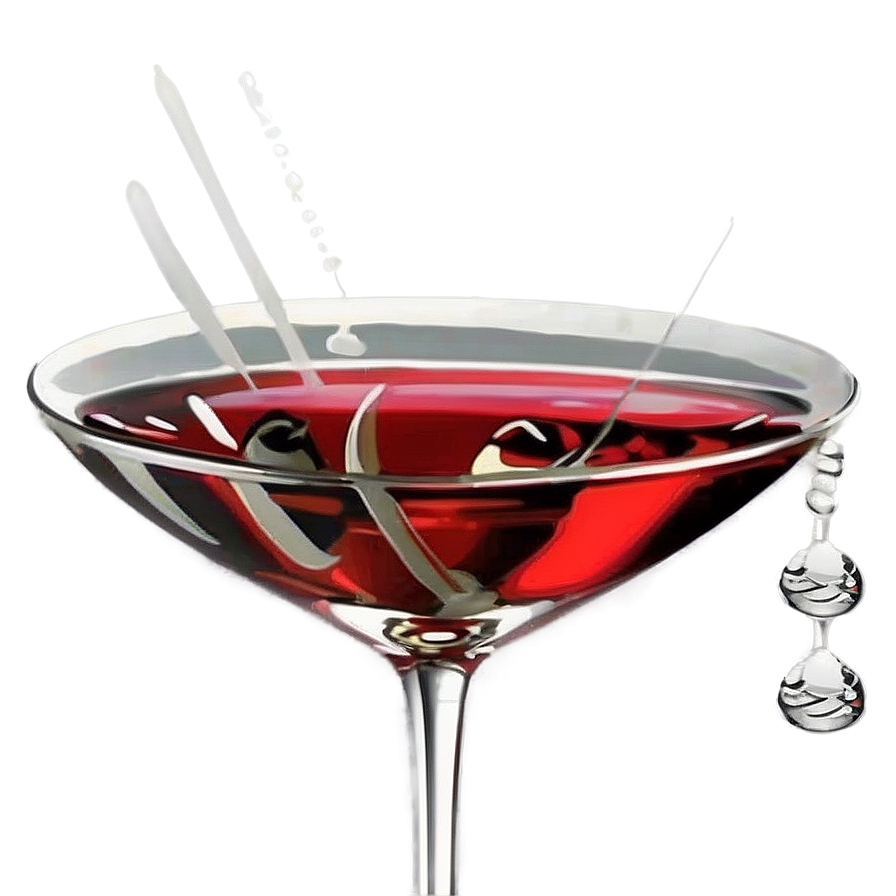 Ruby Red Martini Png 8