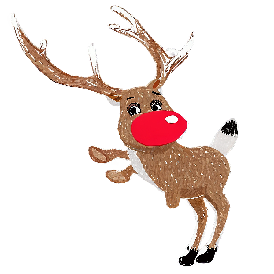 Rudolph Reindeer Png 06292024