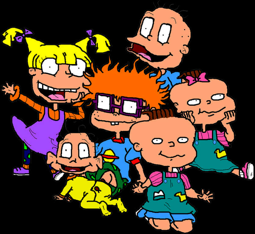 Rugrats Animated Group Portrait