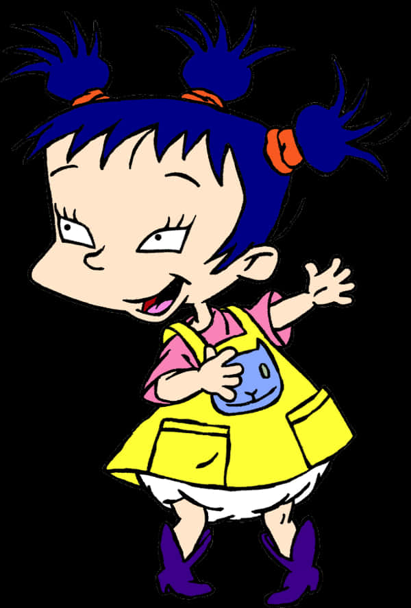 Rugrats Character Kimi Finster Walking