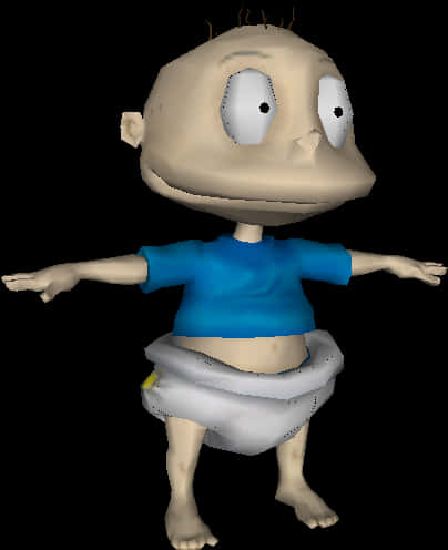 Rugrats3 D Character Model