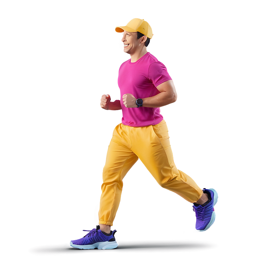 Running Man Health Concept Png Cpp