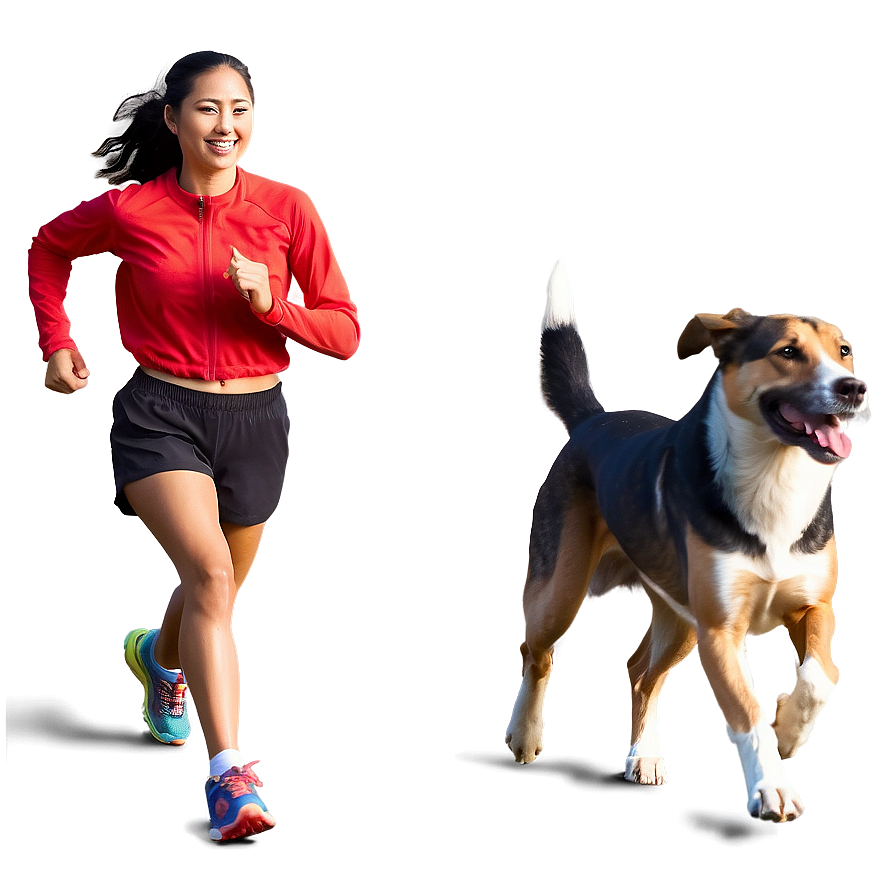 Running With Dog Png Yna